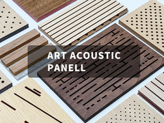 12 mm dikte akoestische houten plafondpanelen geluidsabsorberende plafondtegels platte rand