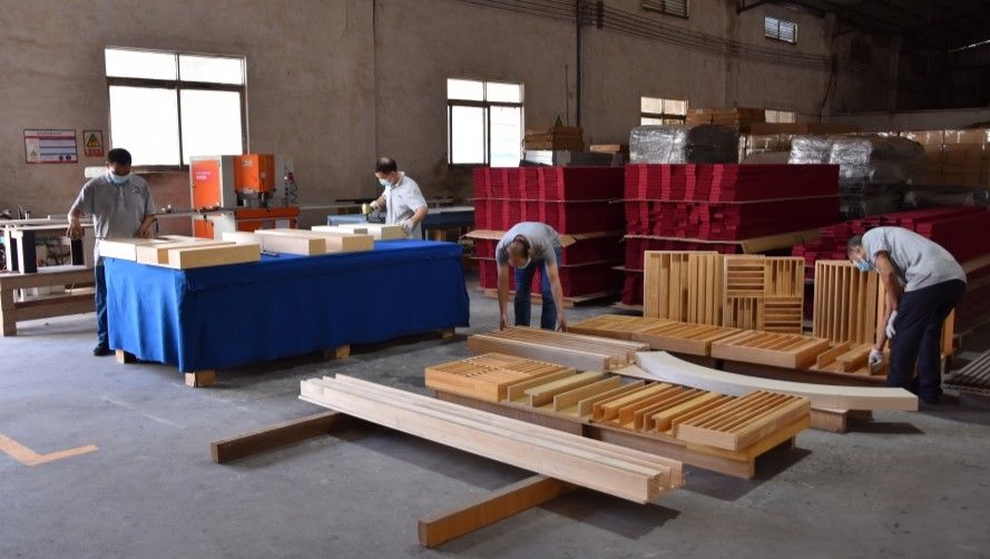 Guangzhou Wuyang Yiguan Acoustic Materials Co., Ltd. fabrikant productielijn