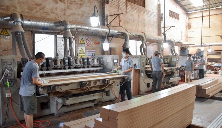 Guangzhou Wuyang Yiguan Acoustic Materials Co., Ltd. fabrikant productielijn