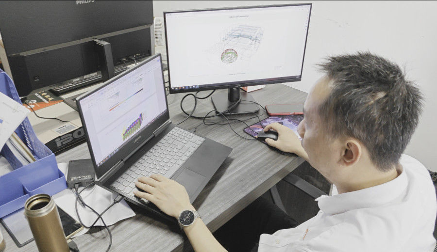 Guangzhou Wuyang Yiguan Acoustic Materials Co., Ltd. fabrikant productielijn