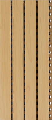 Groeven MDF Houtvezel akoestische panelen Klassiek ontwerp geluidsabsorberend 2440mm