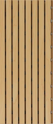 15 mm 18 mm 21 mm gegroeveerde akoestische houten wandpanelen voor geluidsabsorberende decoratie