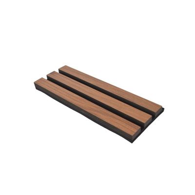 Melamine Cover akoestische houten slatspanelen 2400mm, slatste akoestische wandpanelen OEM