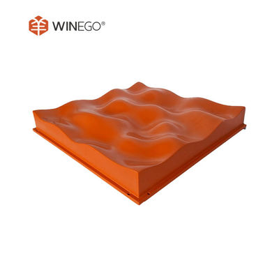 Eco-vriendelijke houten akoestische diffuser panelen, geluidsdiffuser wandpanelen 600x600mm
