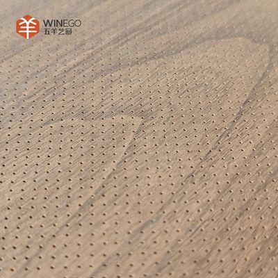 Eco-friendly Mircro Perforated Acoustic Panel Veneer For Commercial Use